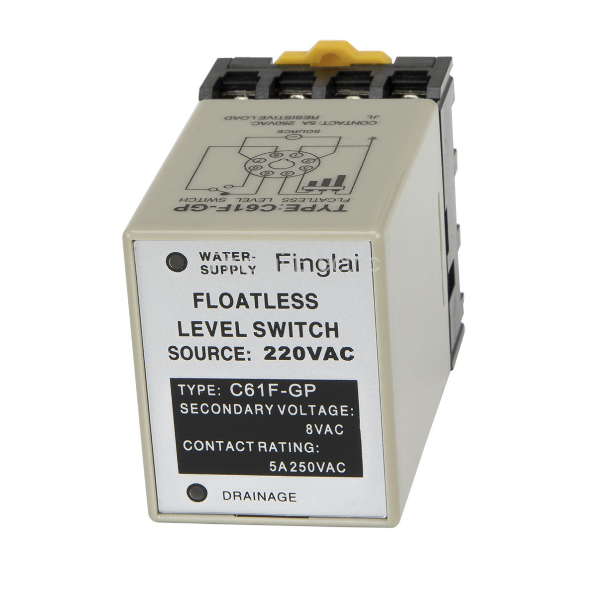 C61F-GP AC220V Level Relay Floatless Level Switch Level Controller with Base Encounter